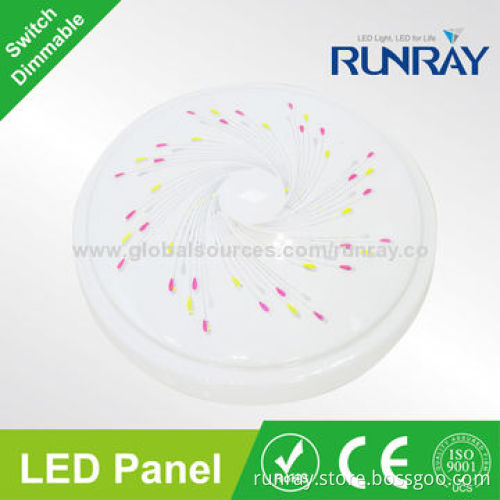 12W Ceiling Light, 85-265V AC or 12V DC, Beautiful Design, 80-110lm/W, 72 Hours Aging Time, CE, RoHSNew